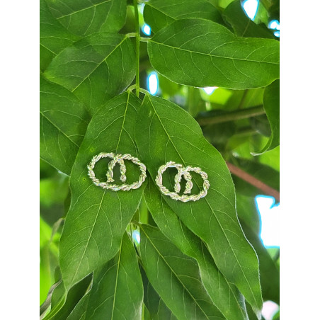 Boucles d'oreilles Bret'z 3 brins